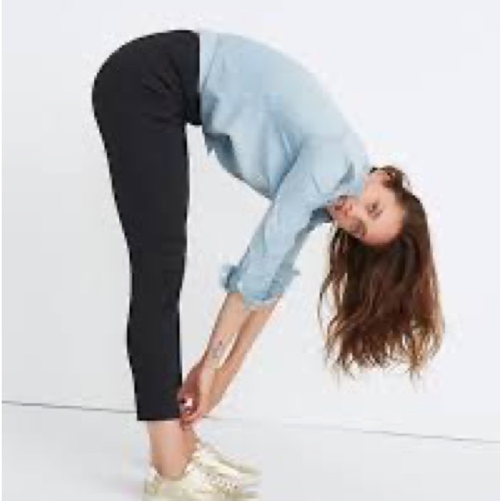 Madewell Fraser Slim pants (black)